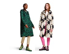 Regatta Womens Orla Kiely Waterproof Hooded Mac Jacket Coat