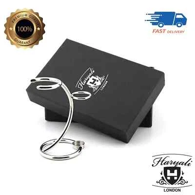 Men Shaving Stand Luxury Stainless Steel for Razor Brush Holder HARYALI LONDON