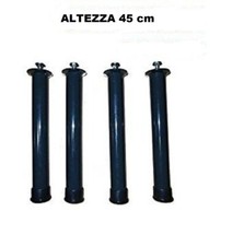 KIT 4 PIEDI PER  RETE A  DOGHE PER RICAMBIO VARIE MISURE ALTEZZA 45CM