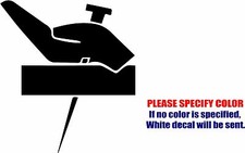 Jesus Hand Nail Cross Graphic Die Cut decal sticker Car Truck Boat Window 6"