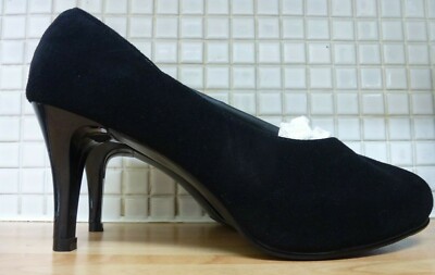 Solely Original Damen Wildleder Leder Pumps NEU* UVP 149  Schwarz