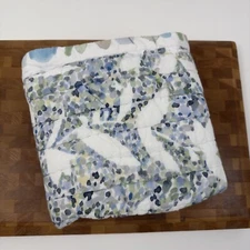 Pottery Barn Rebecca Atwood Spring Garden Patchwork Quilted Euro Pillow Sham