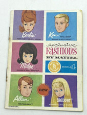 Vintage 1963 Barbie Wardrobe Booklet Pamphlet Catalog Exclusive Fashions Book 4