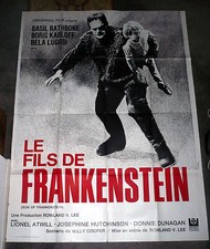 SON OF FRANKENSTEIN original movie poster BORIS KARLOFF large 47x63 inches
