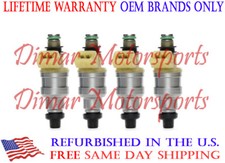 Fuel Injector Set Of 4 Oem Nikki For 1991-1994 Eclipse 1.8l Fuel Injector Set Of 4 Oem Nikki For 1991-1994 Eclipse 1.8l