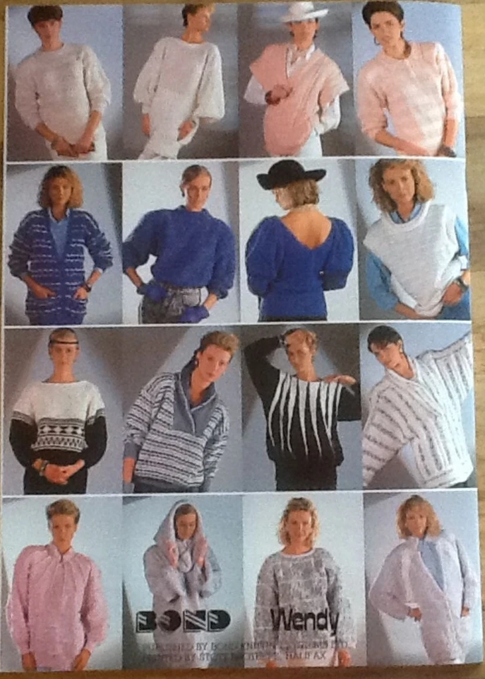 Knits with Wendy Pattern Book for Bond, USM, Ultimate sweater machine  - Image 4 of 4