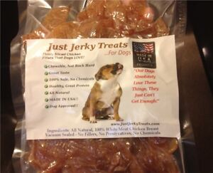 Natural Chicken Jerky Dog Treats - 100% Chicken, Made In USA, No Chemicals!!