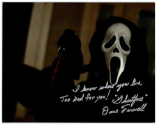 Dane Farwell Scream Ghostface Hand Signed 8x10 Photo 1