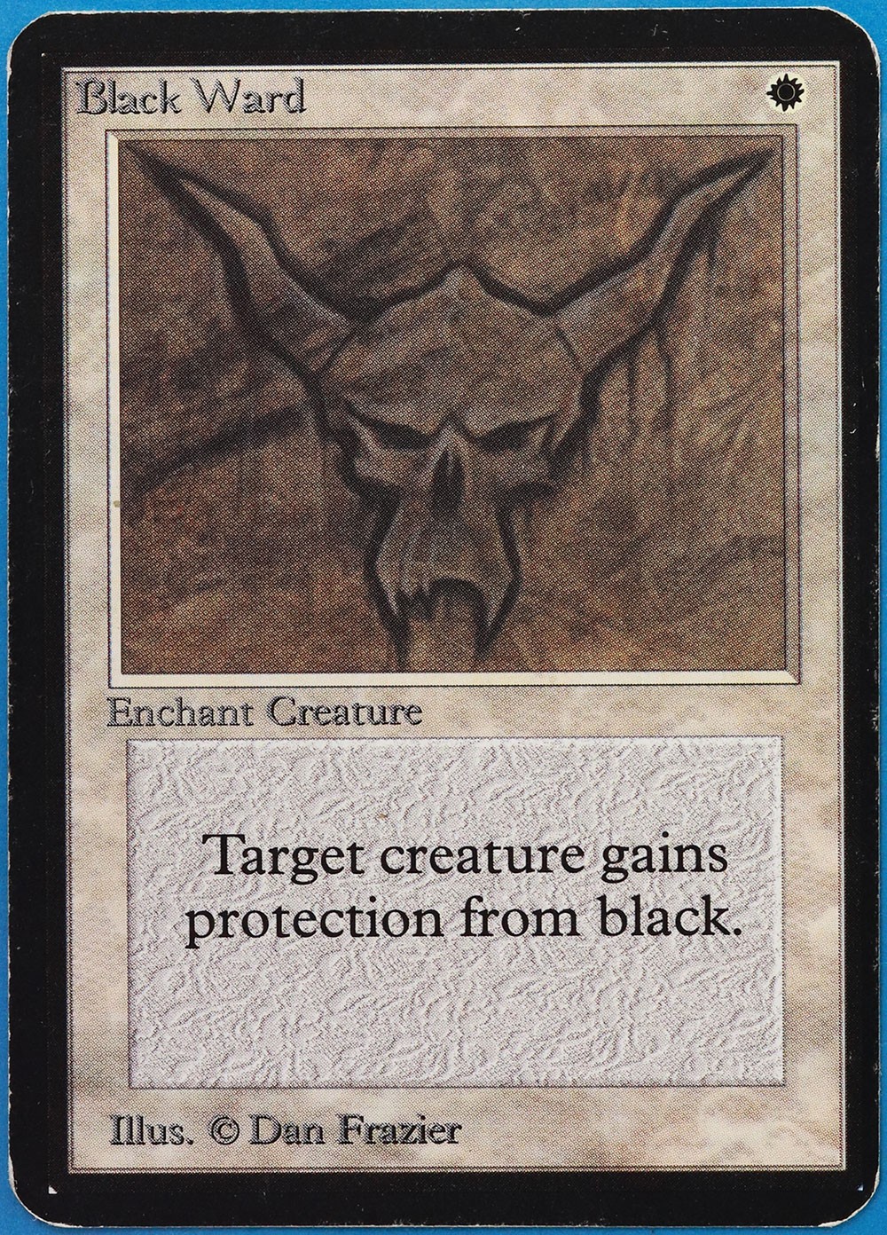 Black Ward Alpha HEAVILY PLD White Uncommon MAGIC MTG CARD (ID# 509100) ABUGames