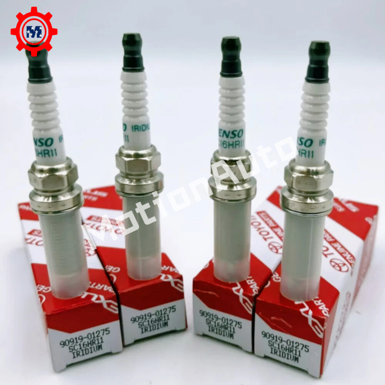 OEM 4Pcs Iridium Spark Plugs 90919-01275 SC16HR11 For Prius Scion Lexus