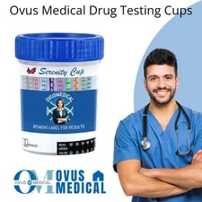 Ovus Medical 22 Panel Drug Test Cup with Adulterants, Results in 5 Minute, 25Cup