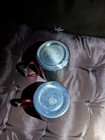 Set Of Two Campfire Drinking Team Mugs, Stainless Steel, Red Caribbeaner Handle — photo 6