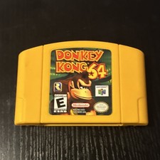 Donkey Kong 64 Nintendo 64 N64 Game Pak Cartridge Yellow NTSC-U/C E