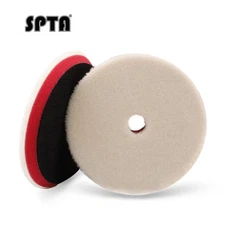 SPTA 1Pc 3/5/6 inch T120 Heavy Cut Wool Polishing Buffing Pad for Car Polisher