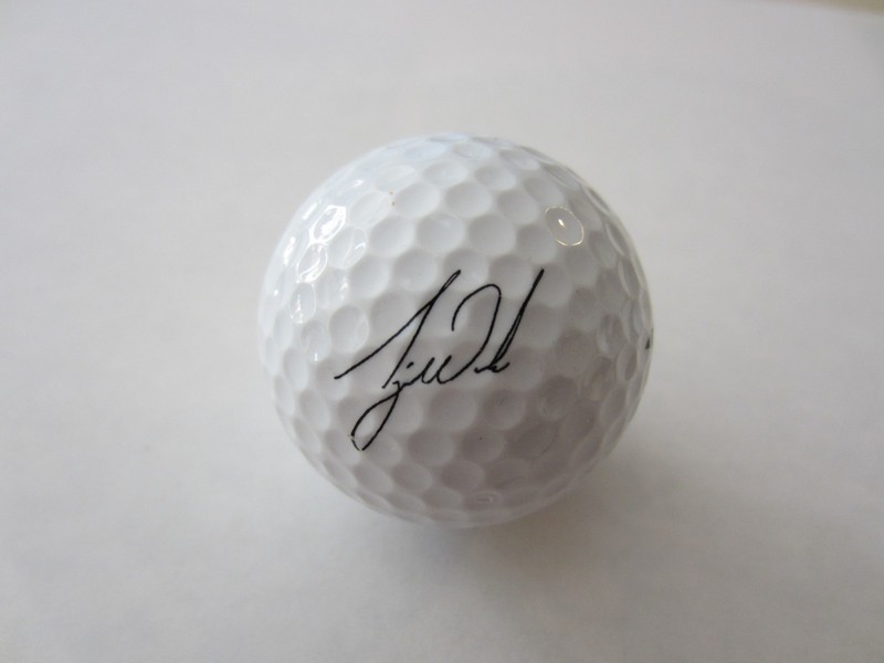 Tiger Woods Wheaties Signature Logo Golf Ball - Titleist DT