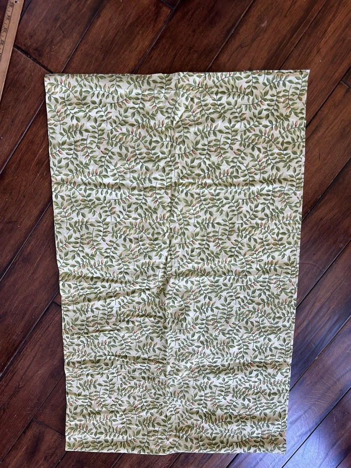 Signature Classics Cotton Fabric 44x72" "Green Leaves Turning During Fall" - Image 3 of 4