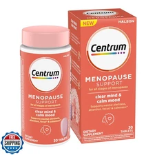 Centrum Clear Mind and Calm Mood Menopause Support Tablets, with Clinically S