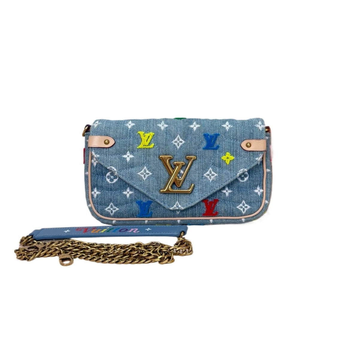 Louis Vuitton Denim Exterior Magnetic Bags & Handbags for Women