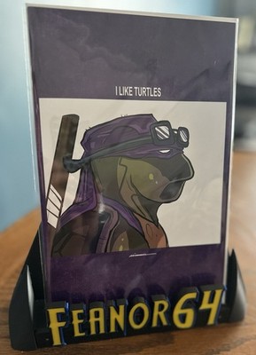 I LIKE TURTLES BLIND BAG DONATELLO LTD TO 50 COPIES GORILLAZ HOMAGE TMNT