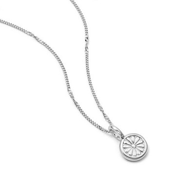 Daisy London Bloom Mini Halskette mit Anhänger in Sterlingsilber 55 cm - DN01_SLV