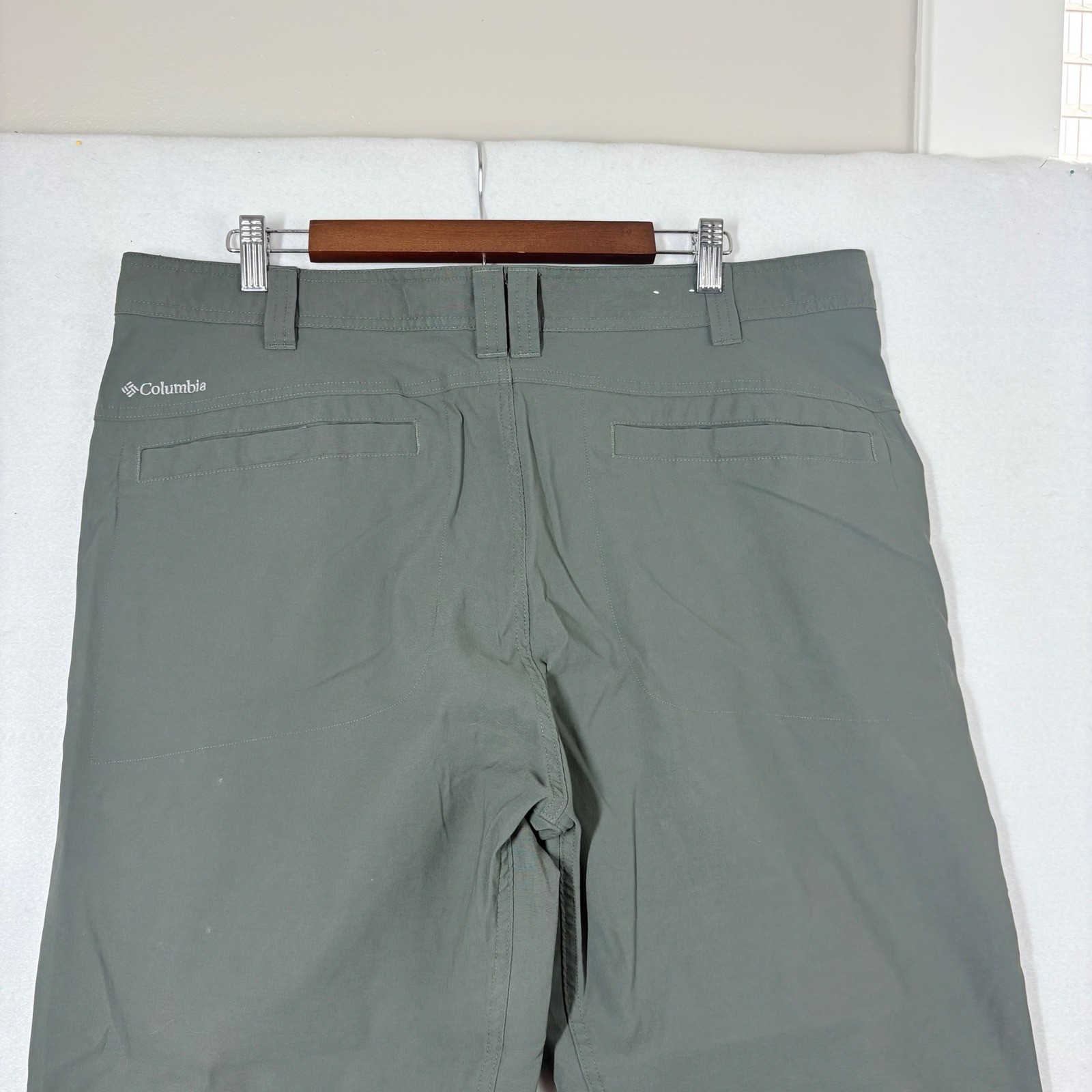 Columbia Mens Pants 39x31 Omni Shield Performance Cargo Outdoor Gorpcore Green thumbnail 4