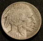 1919 S Buffalo Nickel Semi-Key Date Horn Details Holo-Restored Five 5c Coin E146