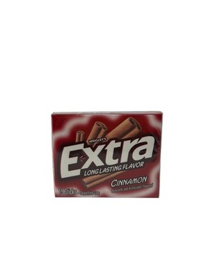 Wrigley's EXTRA Cinnamon Sugarfree Gum 15 sticks of Gum - Exp 05/2026