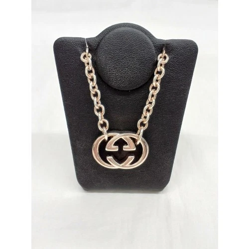 GUCCI Collana Incastro G Argento Incastro G Collana Argento Giappone