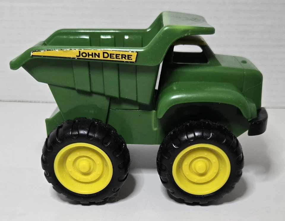Camión de volteo John Deere 6" Big Scoop juguete verde y amarillo logotipo juguete para niños Foto 4 de 4