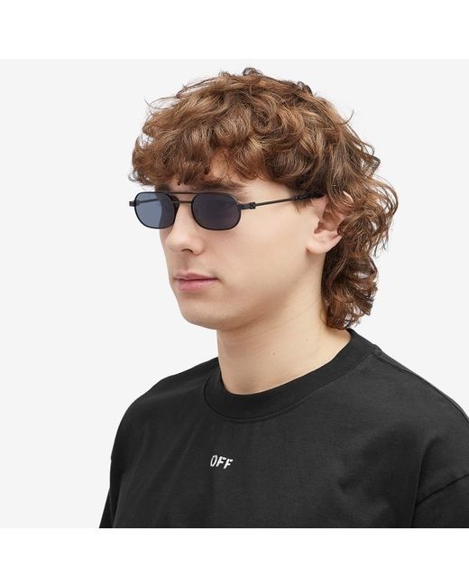 Off-White VAIDEN Women Sunglasses Black Grey Oval OERI123 VAIDEN 1007 Off-White Women Sunglasses Black Grey Oval OERI123 VAIDEN  main image 3