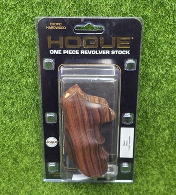 Hogue Hardwood Smooth Monogrip - Ruger SP101 w/Finger Grooves, Pau Ferro - 81300
