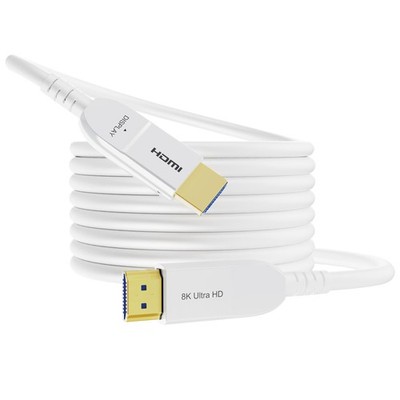 8K Fiber Optic HDMI Cable 50FT, Long Active HDMI 2.1 Cable 48Gbps Ultra High ...