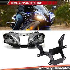Clear Headlight & Upper Fairing Stay Bracket Assembly For Yamaha YZF-R6 2008-16