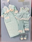 Vintage SKIPPER LOUNGIN' LOVELIES Pajama outfit #1930 w/ Robe & Slippers