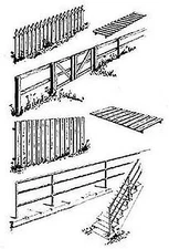Central-Valley Fences & Railings Set - HO-Scale (4) - HO Scale Model