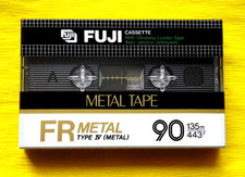 1x Nastro cassetta Fuji FR Metal 90 1982-1984 + scatola originale + sigillato +