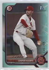 2022 Bowman Draft Aqua 46/199 Cooper Hjerpe #BD-95 12ui