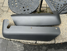 1997-2004 Dodge Dakota Rear Bumper Aftermarket Face Covers Black 1997-2004 Dodge Dakota Rear Bumper Aftermarket Face Covers Black