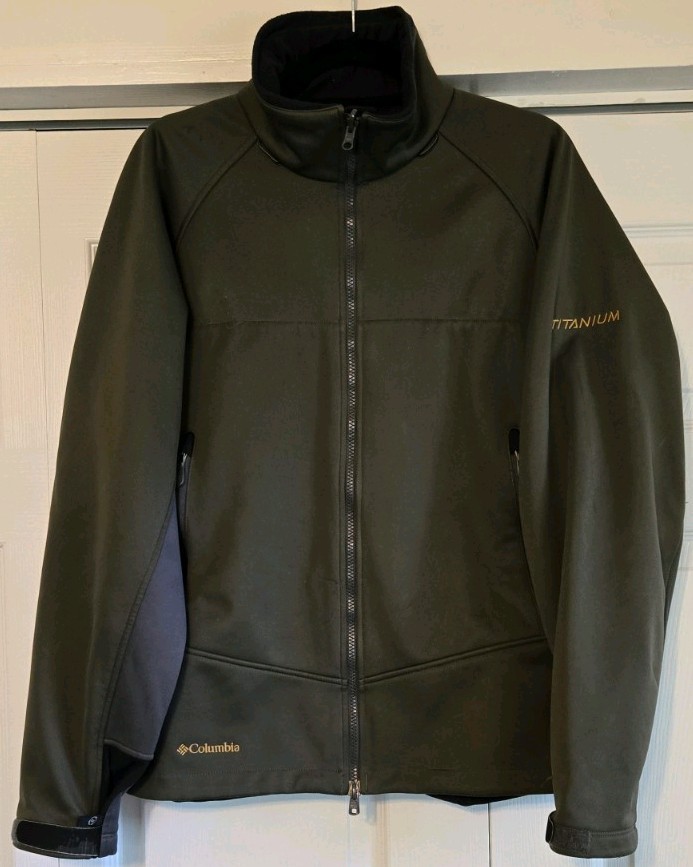 ジャケット・アウター 00s Columbia shell jacket titanium tech Columbia Titanium Tech Soft Shell Full Zip Jacket Men's L Forrest