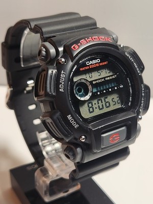 CASIO G-SHOCK DW-9052-1V 1659 Black Digital Watch New Battery 47mm EC