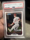 2012 BOWMAN CHROME MIKE TROUT #157 PSA 9 Mint ANGELS