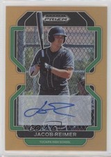 2022 Panini Prizm Draft Picks Neon Orange 18/20 Jacob Reimer #PDP119 Auto 0h29