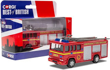 CORGI GS87104 TRUCK - TRUCK EMERGENCY FIRE ENGINE BRIGADE 1980 - RED -