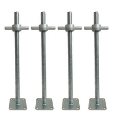 GaeaAuto 4 Pack 24" Adjustable Leveling Jacks Feet Solid Screw solid 24",