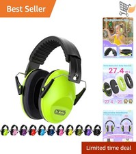 Noise Cancelling Ear Muffs Kids Adults Adjustable Hearing Protection Earmuffs