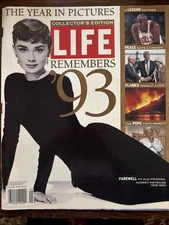 LIFE Collectors Edition REMEMBERS '93 AUDREY HEPBURN January 1994 Magazine Retro