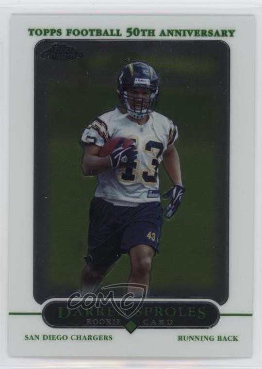 2005 Topps Chrome Darren Sproles #239 d4y