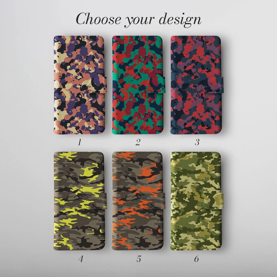 Personalised Wallet Phone Case for iPhone 16 16e 15 14 Pro Cover Jungle Camo - Image 2 of 4
