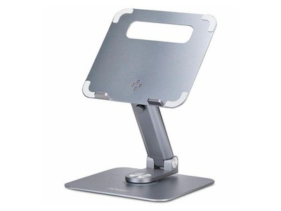 StarTech Telescopic Laptop Stand - 360 Swivel Base - Rotating Computer Riser for