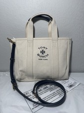 Tory Burch Canvas Small Tote Bag NWT